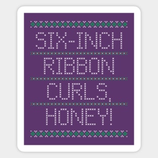 Ribbon Curls Sweater Sticker